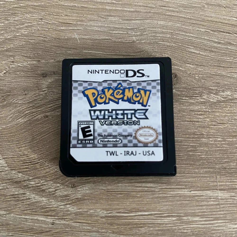 Nintendo DS Pokémon White Version Black Cartridge